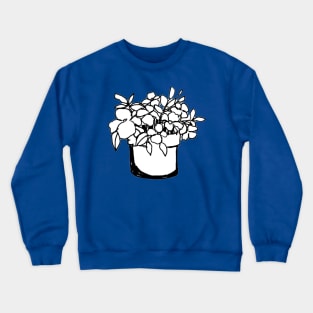 Color with sharpies! Spring Flower Pot Crewneck Sweatshirt